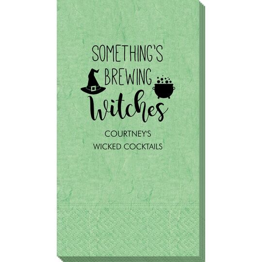 Something's Brewing Witches Bali Guest Towels